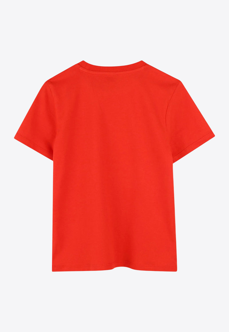 Kenzo Kids Boys Logo Print T-shirt K61142/997_RED