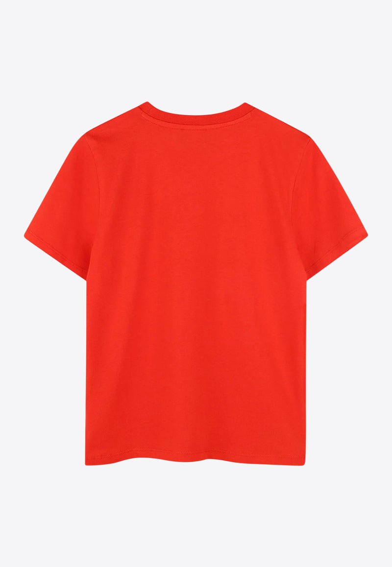Kenzo Kids Boys Origami Print Logo T-shirt K61164/997_RED