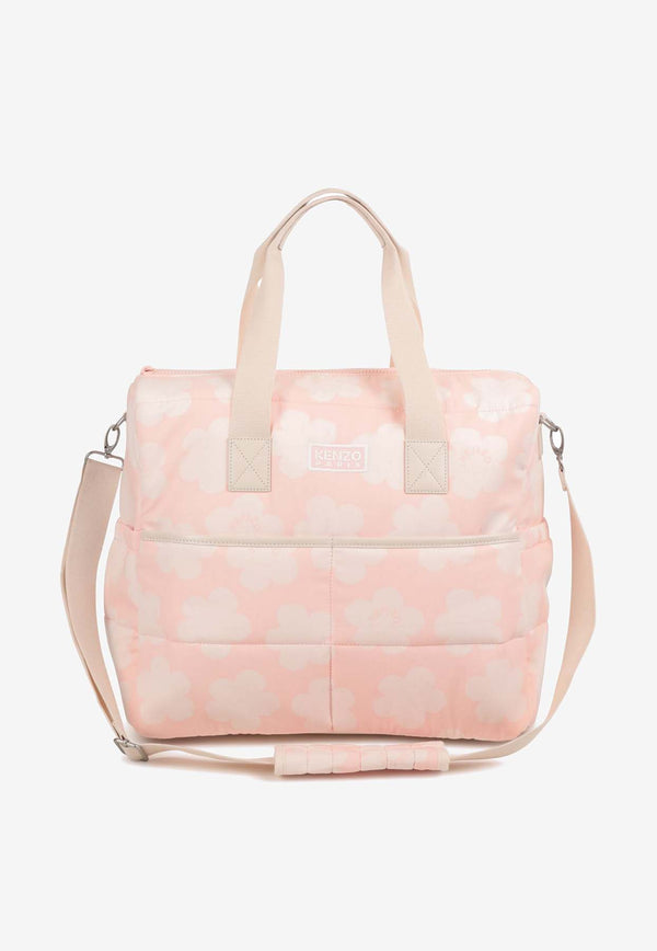 Kenzo Kids Babies Quilted Changing Bag Pink K61210/46T_PINK