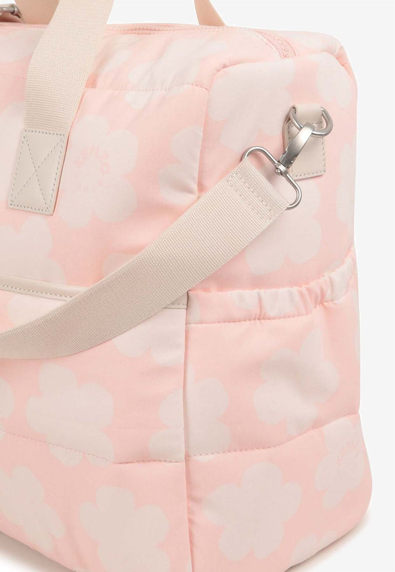 Kenzo Kids Babies Quilted Changing Bag Pink K61210/46T_PINK