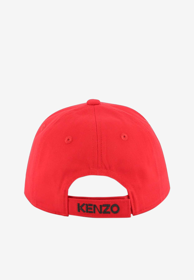 Kenzo Kids Boys Lucky Tiger Baseball Cap Red K61212/968_RED