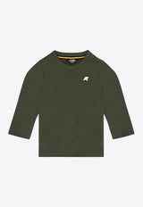 K-Way Kids Babies Elmette Long-Sleeved T-shirt Green K6123WWCO/P_KWAY-H11