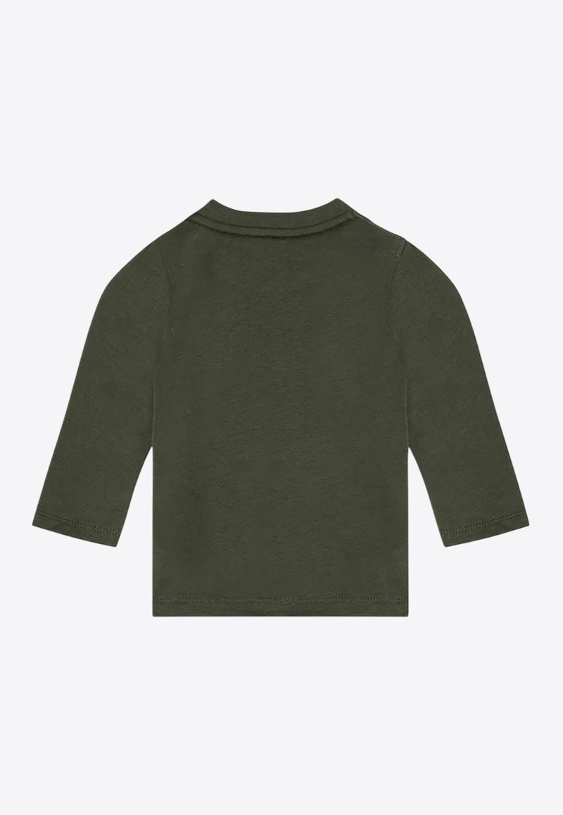 K-Way Kids Babies Elmette Long-Sleeved T-shirt Green K6123WWCO/P_KWAY-H11