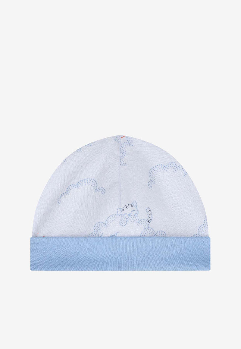 Kenzo Kids Baby Boys Clouds Babygrow Gift Set - Set of 3 Light Blue K61247/771_LIGHT BLUE