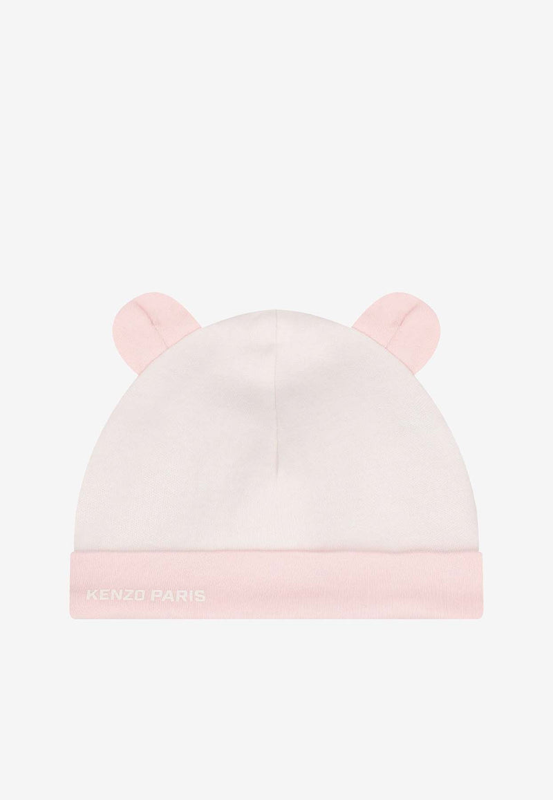 Kenzo Kids Baby Girls Elephant Print Babygrow Gift Set - Set of 3 Pink K61249/47R_PINK