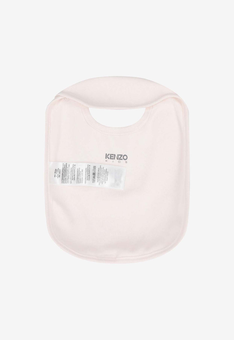 Kenzo Kids Baby Girls Elephant Print Babygrow Gift Set - Set of 3 Pink K61249/47R_PINK