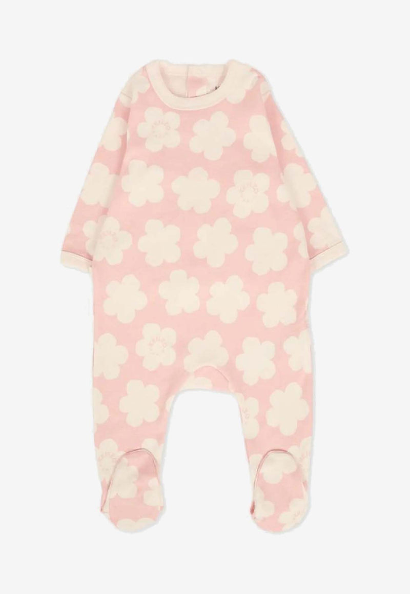 Kenzo Kids Baby Girls Poppy Print Onesie Gift Set - Set Of 2 Pink K61251/47R_PINK