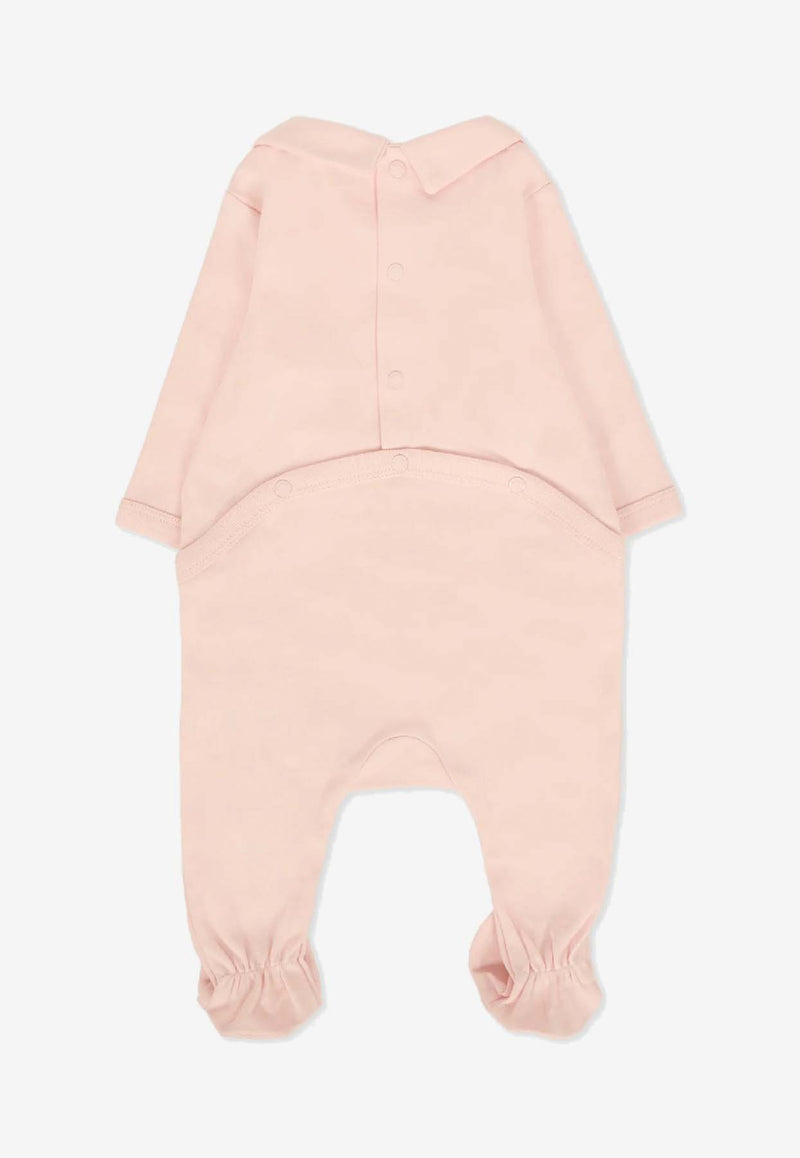 Kenzo Kids Baby Girls Tiger Print Onesie Gift Set - Set of 2 Pink K61253/47R_PINK