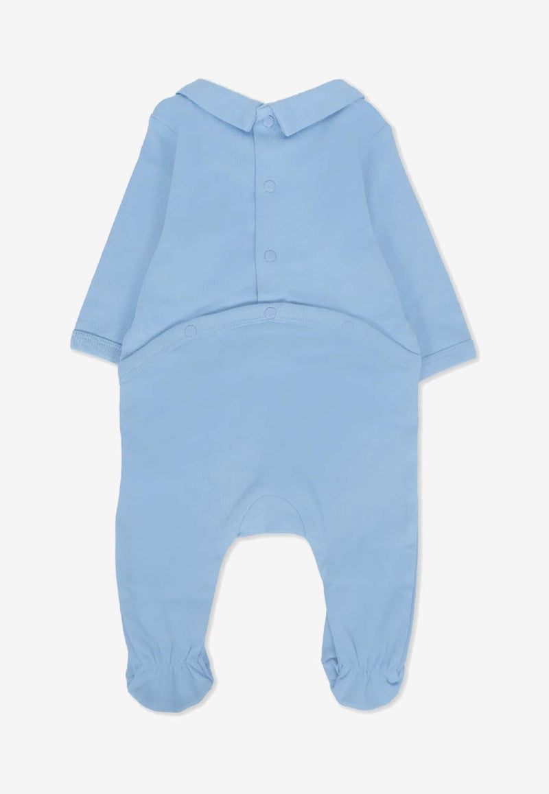 Kenzo Kids Baby Boys Tiger Print Onesie Gift Set - Set of 2 Light Blue K61253/771_LIGHT BLUE