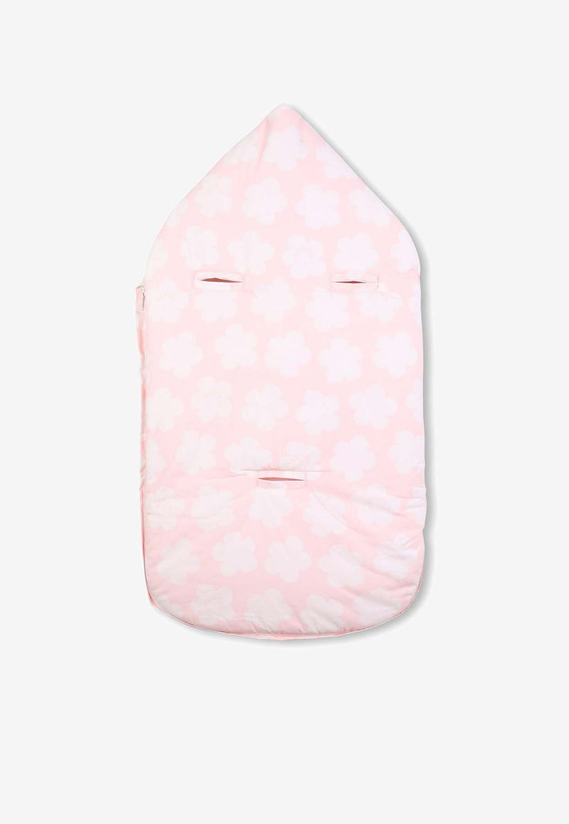 Kenzo Kids Baby Girls Boke Flower Reversible Nest Pink K61254/46T_PINK