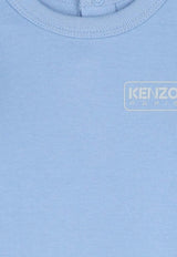 Kenzo Kids Baby Boys Monogram Print Onesies Gift Set - Set of 2 Light Blue K61256/77A_LIGHT BLUE