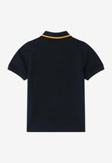 Boys Logo-Embroidered Polo T-shirt