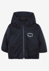 Kenzo Kids Baby Boys Logo Print Jacket Navy K61281/845_NAVY