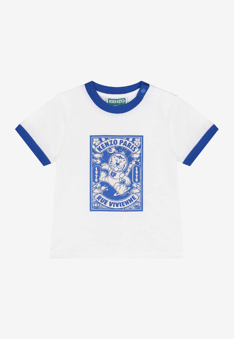 Kenzo Kids Baby Boys Tiger Print T-shirt Set - Set of 2 White K61298/N50_WHITE BLAC