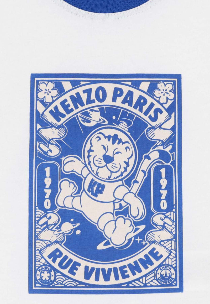 Kenzo Kids Baby Boys Tiger Print T-shirt Set - Set of 2 White K61298/N50_WHITE BLAC