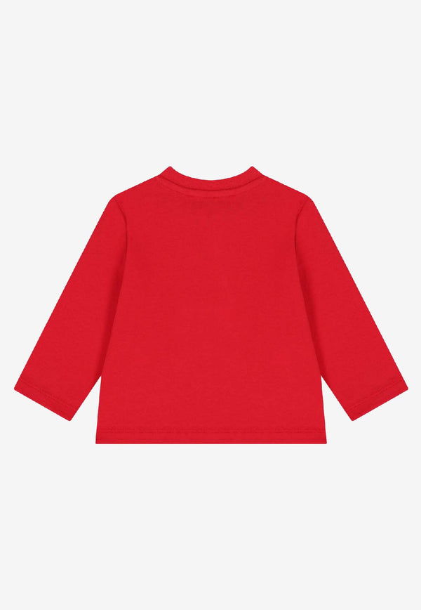 Kenzo Kids Baby Boys Cosmic Fun Long-Sleeved T-shirt Red K61302/968_RED