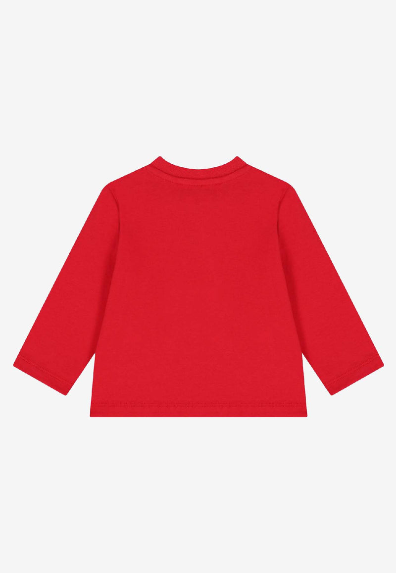 Kenzo Kids Baby Boys Cosmic Fun Long-Sleeved T-shirt Red K61302/968_RED