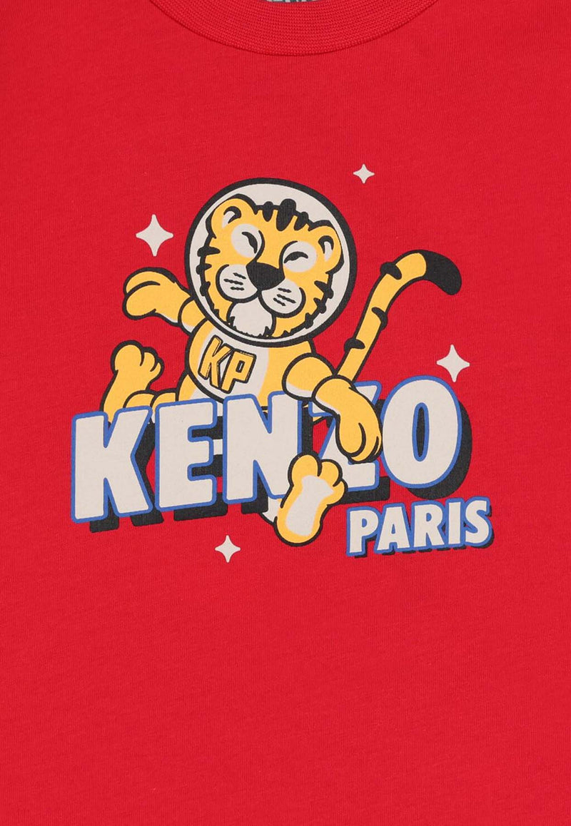 Kenzo Kids Baby Boys Cosmic Fun Long-Sleeved T-shirt Red K61302/968_RED