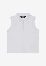 Girls Logo-Embroidered Polo T-shirt