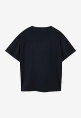 Kenzo Kids Boys Elephant Print T-shirt Navy K61446/845_NAVY