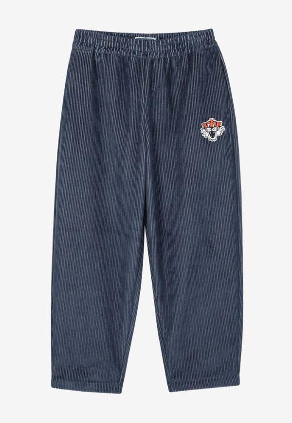 Kenzo Kids Boys Happy Tiger Denim Pants Navy K61460/852_NAVY