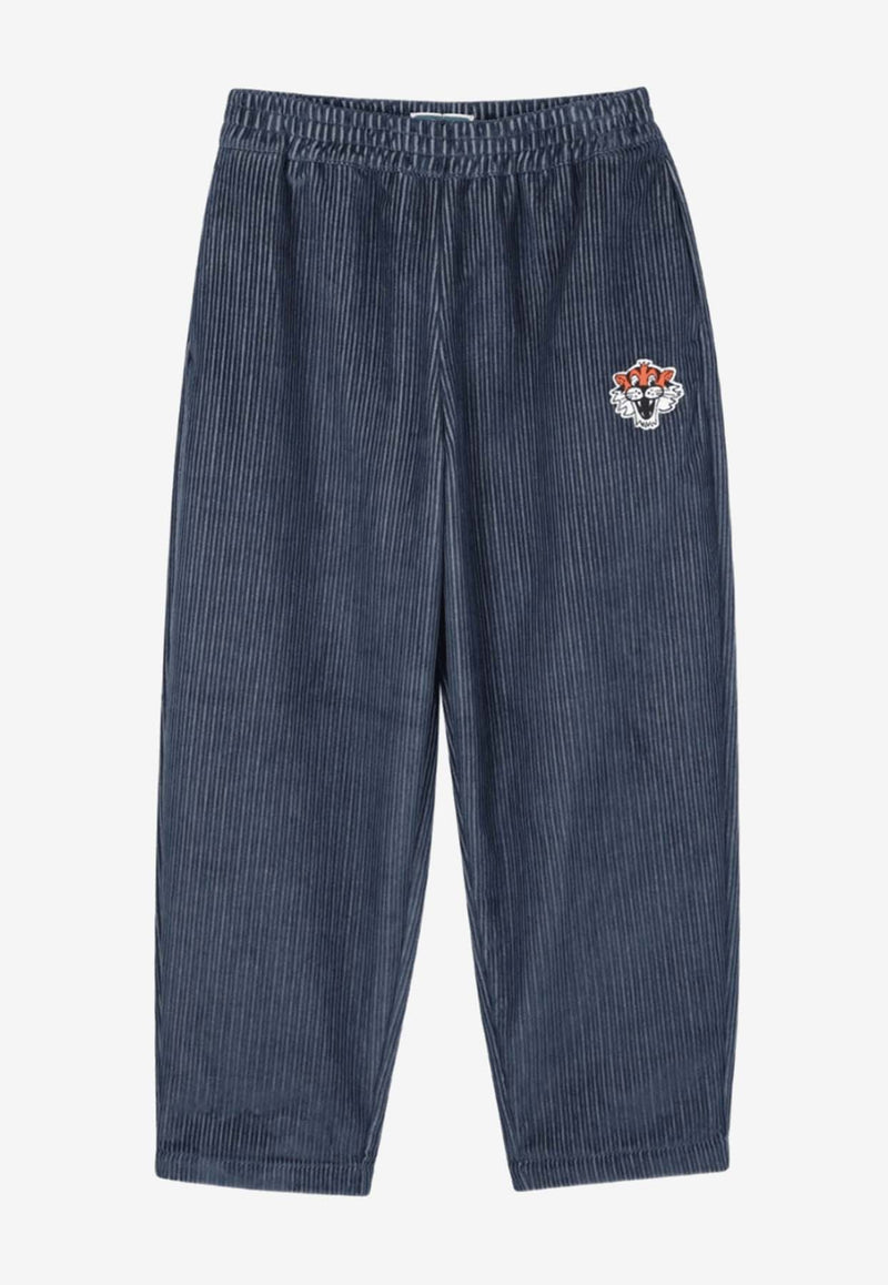Kenzo Kids Boys Happy Tiger Denim Pants Navy K61460/852_NAVY