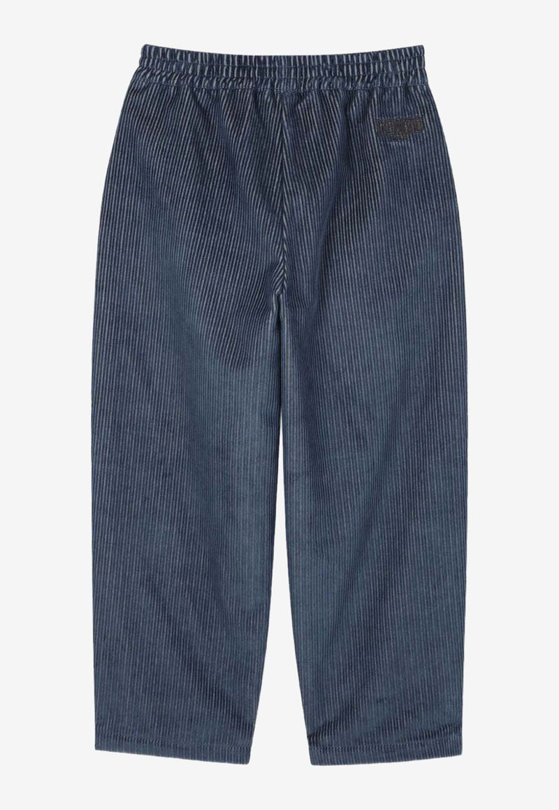 Kenzo Kids Boys Happy Tiger Denim Pants Navy K61460/852_NAVY