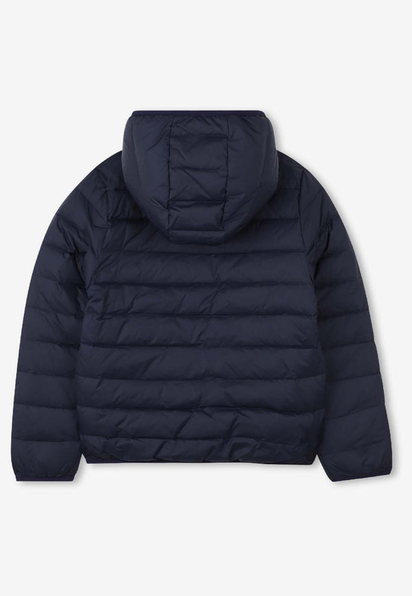 Kenzo Kids Boys Lucky Tiger Reversible Down Jacket Navy K61470/V82_NAVY