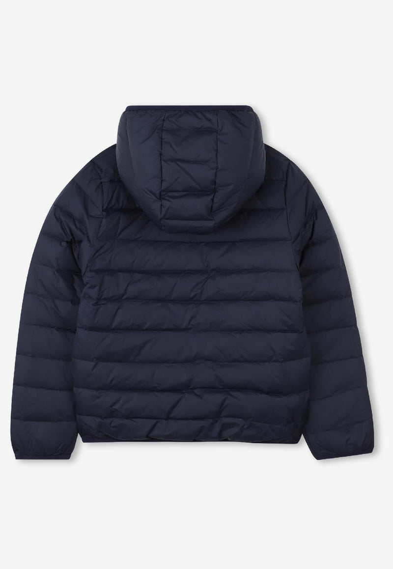 Kenzo Kids Boys Lucky Tiger Reversible Down Jacket Navy K61470/V82_NAVY