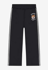 Kenzo Kids Boys Lucky Tiger Track Pants Black K61477/095_BLACK