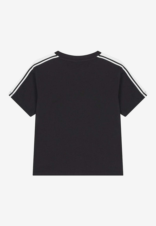 Kenzo Kids Boys Lucky Tiger Crewneck T-shirt Black K61486/095_BLACK