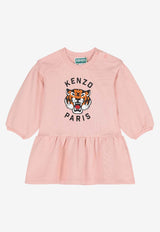 Kenzo Kids Baby Girls Lucky Tiger Dress Pink K61499/47H_PINK