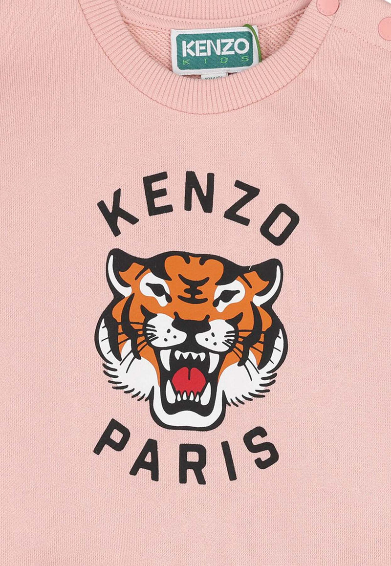 Kenzo Kids Baby Girls Lucky Tiger Dress Pink K61499/47H_PINK