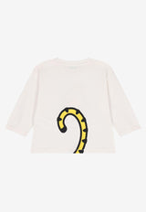 Kenzo Kids Baby Boys Tiger Print T-shirt Off-white K61501/117_OFF-WHITE