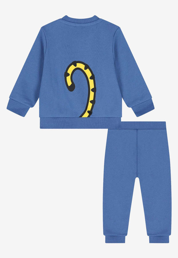 Kenzo Kids Baby Boys Tiger Print Track Suit Light Blue K61502/780_LIGHT BLUE