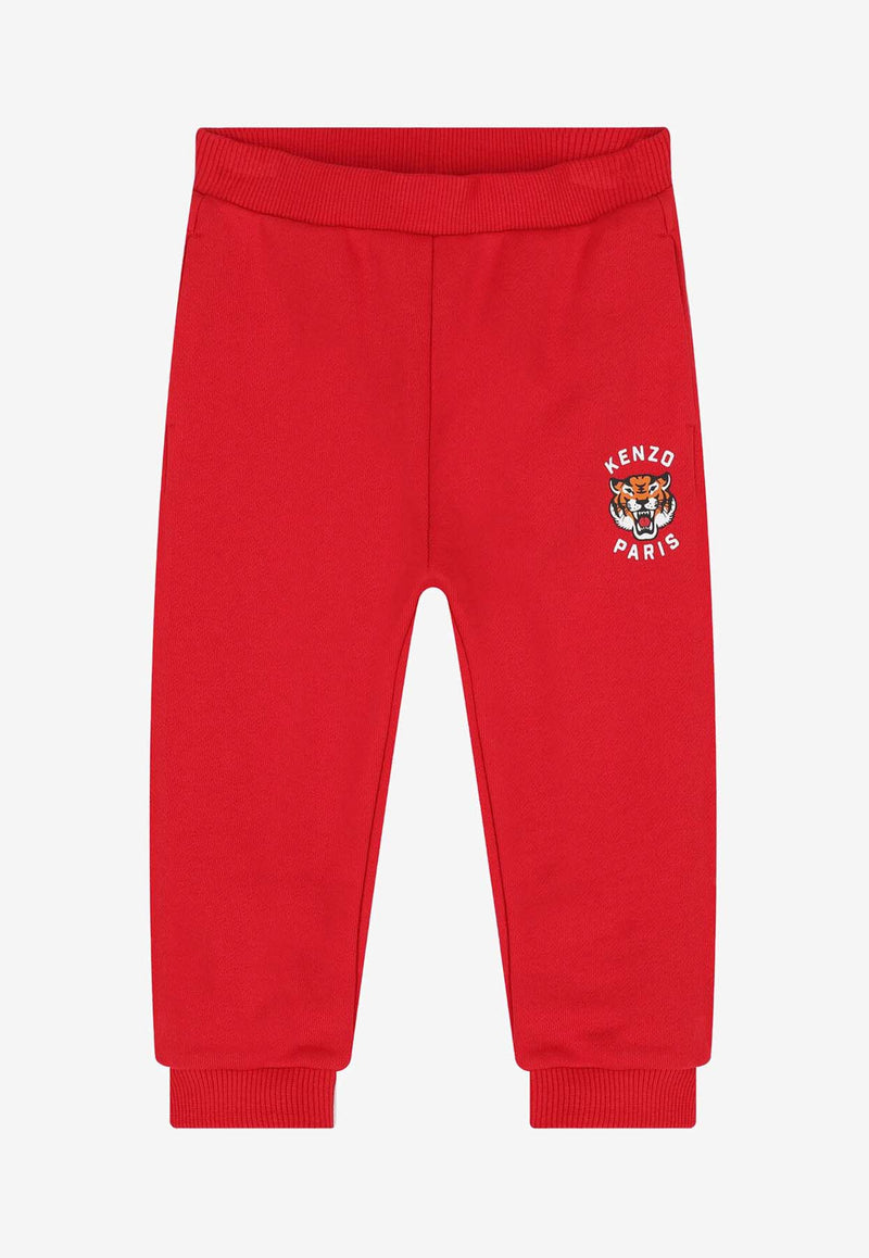 Kenzo Kids Baby Boys Tiger Print Track Suit Red K61502/968_RED