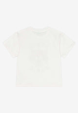 Kenzo Kids Boys Tiger Print T-shirt Off-white K61505/117_OFF-WHITE