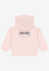 Kenzo Kids Baby Girls Logo Print Track Suit Pink K61513/46M_PINK