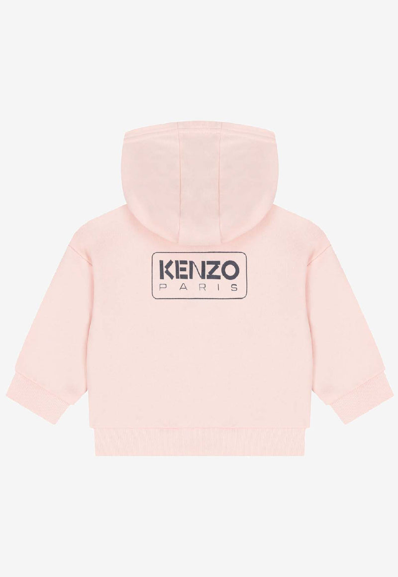 Kenzo Kids Baby Girls Logo Print Track Suit Pink K61513/46M_PINK