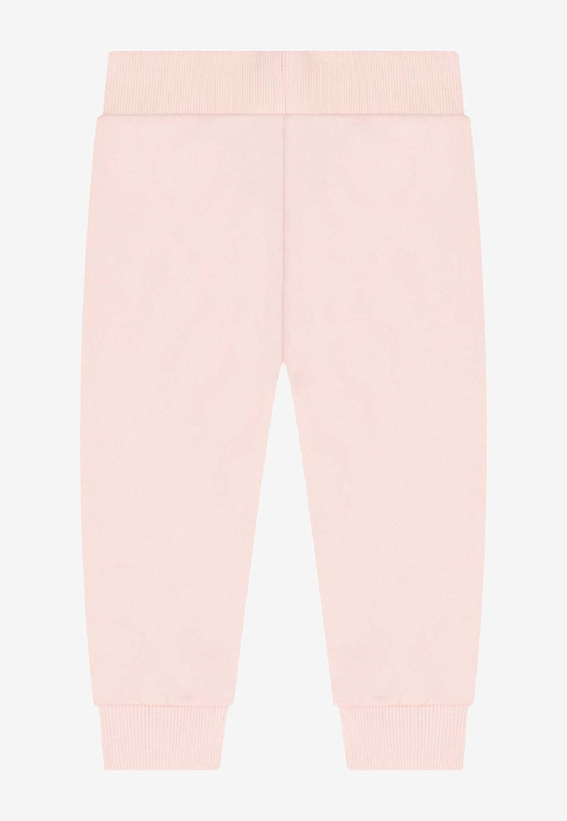 Kenzo Kids Baby Girls Logo Print Track Suit Pink K61513/46M_PINK