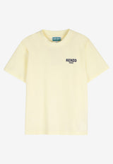 Kenzo Kids Boys Logo Print T-shirt Yellow K61669/504_YELLOW