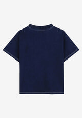 Kenzo Kids Boys Graphic-Print T-shirt Navy K61673/84N_DARK BLUE
