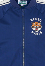 Kenzo Kids Boys Tiger Logo Zip-Up Jacket Navy K61687/84N_DARK BLUE