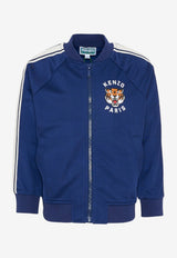 Kenzo Kids Boys Tiger Logo Zip-Up Jacket Navy K61687/84N_DARK BLUE