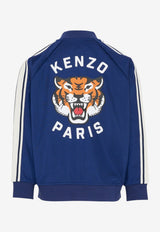 Kenzo Kids Boys Tiger Logo Zip-Up Jacket Navy K61687/84N_DARK BLUE
