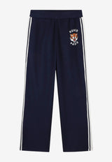 Kenzo Kids Boys Tiger Logo Print Track Pants Navy K61692/84N_DARK BLUE