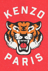 Kenzo Kids Girls Tiger Logo Print T-shirt Red K61701/976_RED