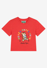 Kenzo Kids Baby Boys Bubble Tiger T-shirt Red K61715/976_RED