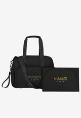 Kenzo Kids Babies Logo Changing Bag Black K61828/095_BLACK