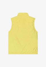 Boys Logo-Patched Zip-Up Vest